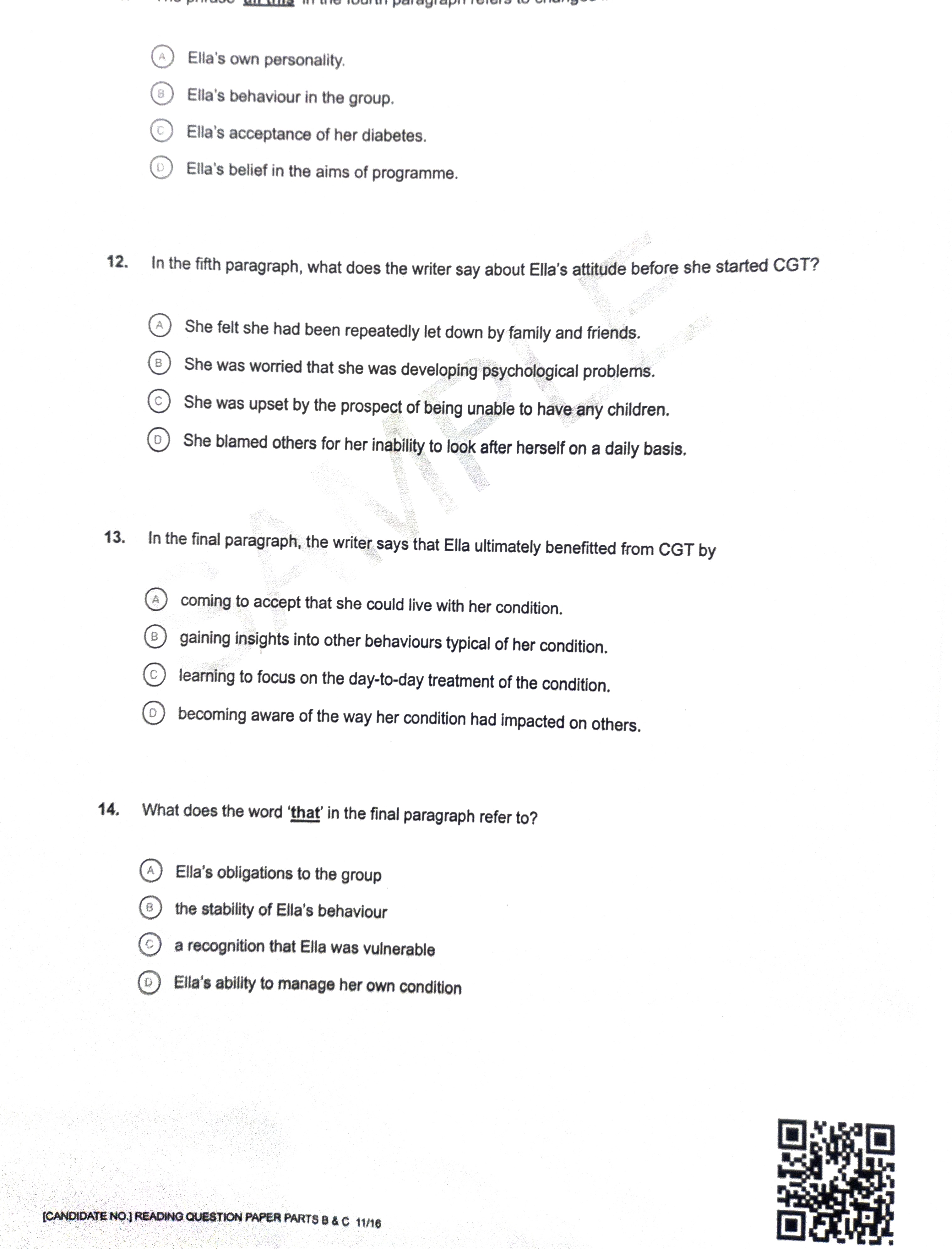 OET Reading Practice Set 1 Page 15