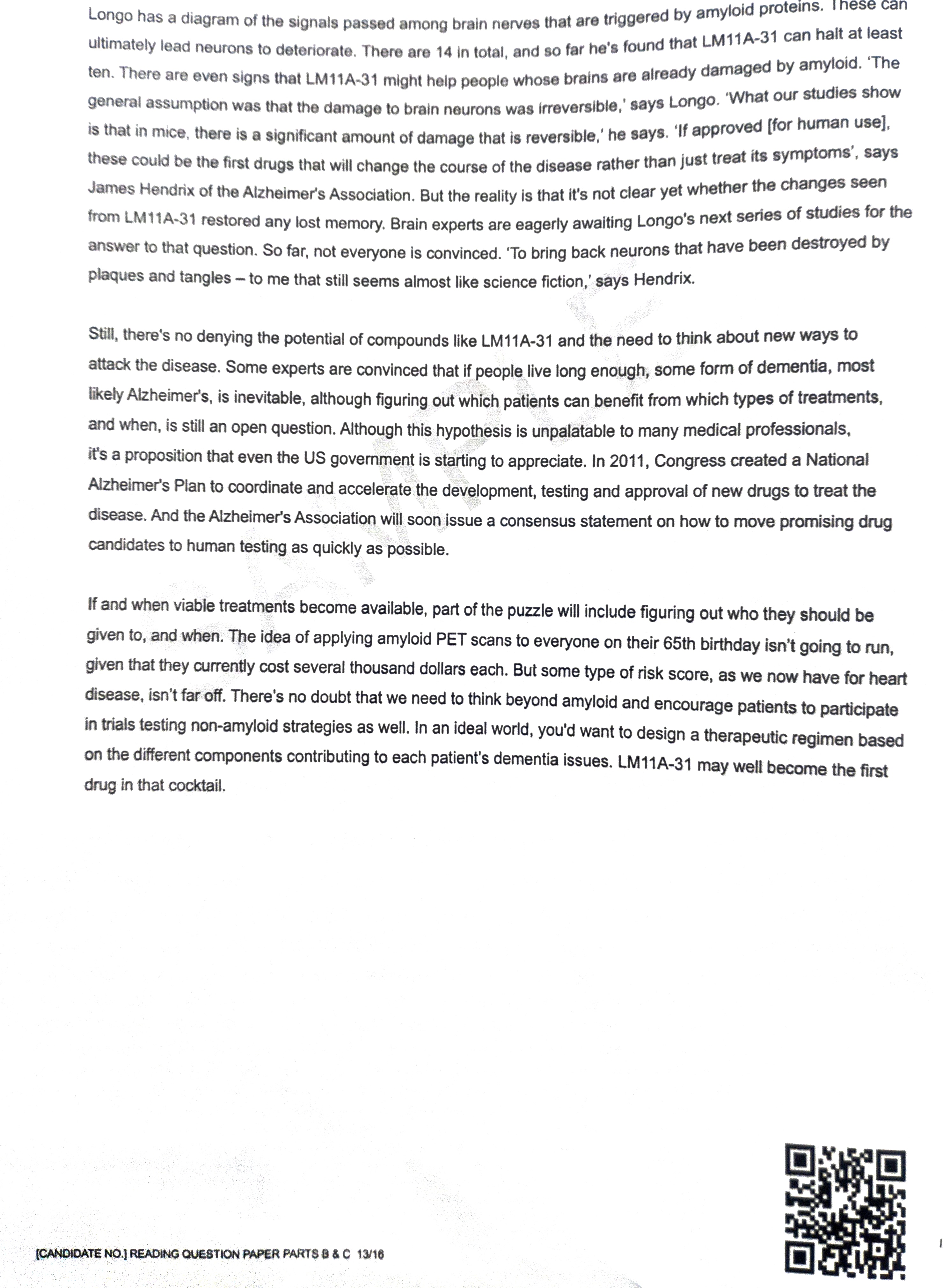 OET Reading Practice Set 1 Page 17