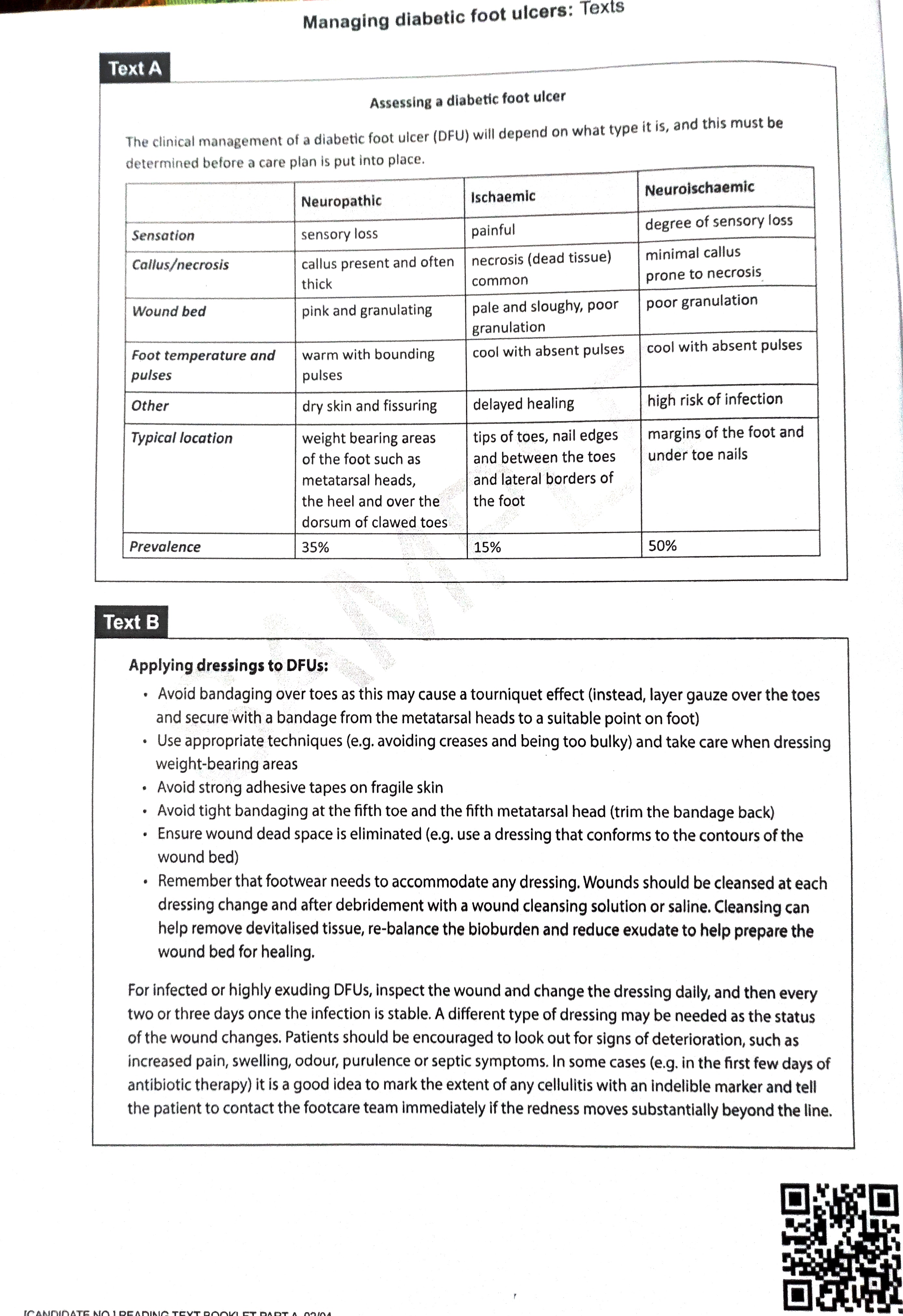 OET Reading Practice Set 1 Page 2